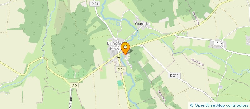 localisation de l'entreprise SCP CABINETS VETERINAIRES BRINON TANNAY à BRINON-SUR-BEUVRON