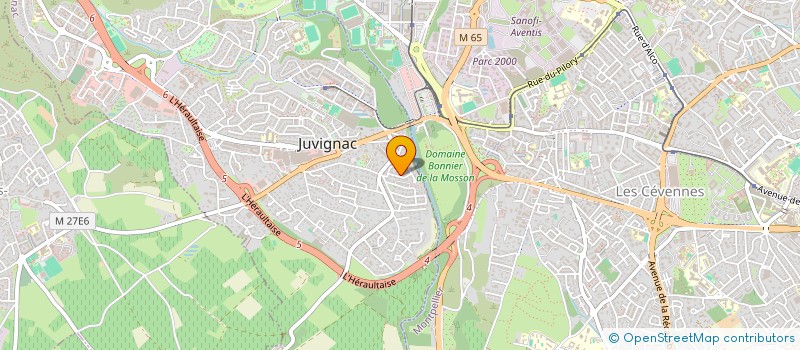 localisation de l'entreprise SCP CAFE HOLDING  JUVIGNAC