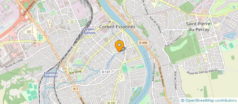 localisation de l'entreprise SCP CAMPER-DABERNAT à CORBEIL-ESSONNES
