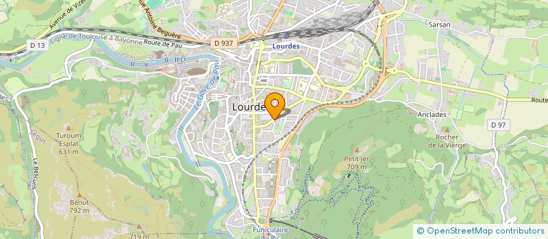 localisation de l'entreprise SCP CANONNE - PICOLLIER à LOURDES