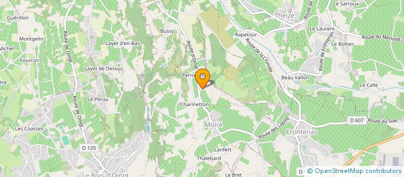 localisation de l'entreprise SCP CAPIAUX-CONTET GEOMETRES EXPERTS ASSOCIES à VAL D'OINGT