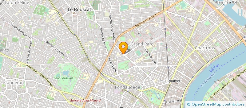 localisation de l'entreprise SCP CARDIOLOGIE TIVOLI à BORDEAUX