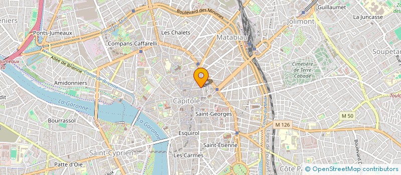 localisation de l'entreprise SCP CATALA & ASSOCIES  TOULOUSE