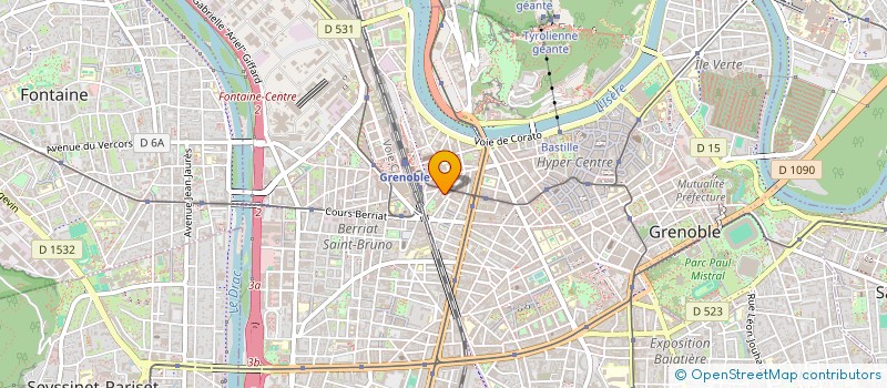 localisation de l'entreprise SCP CATHERINE POLI-CABANES AURORE DEVIGNY CELINE MARTIN à GRENOBLE