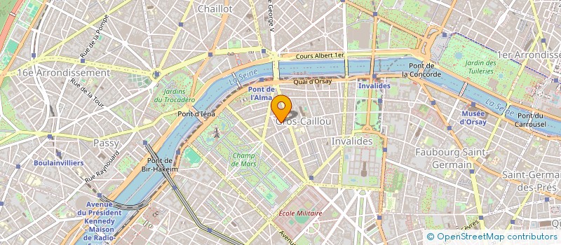 localisation de l'entreprise SCP CAVALLINI POINTU ET ASSOCIES  PARIS