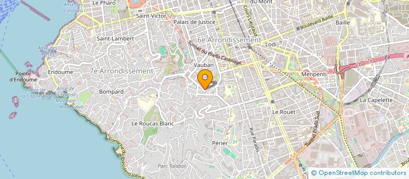 localisation de l'entreprise SCP CHABOT PEREZ  MARSEILLE