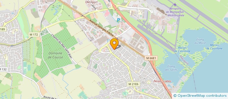 localisation de l'entreprise SCP CHAMARD FRAUDET à MONTPELLIER