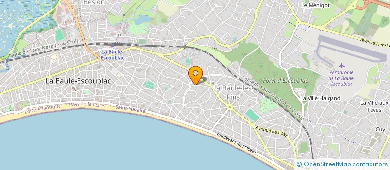 localisation de l'entreprise SCP CHARLES VII  LA BAULE-ESCOUBLAC