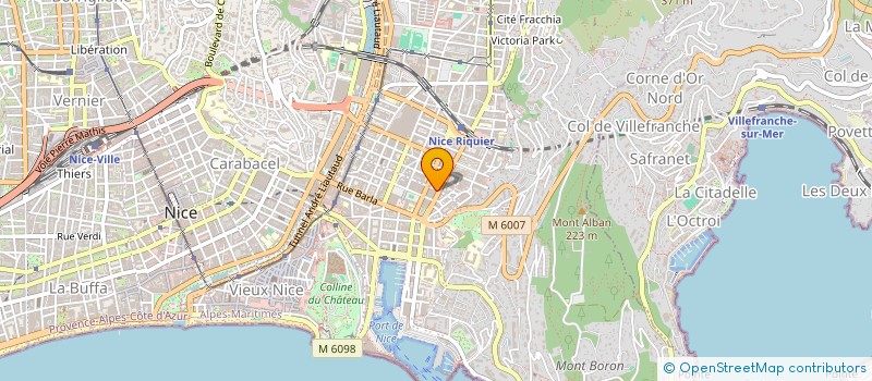 localisation de l'entreprise SCP CHARLYV à NICE