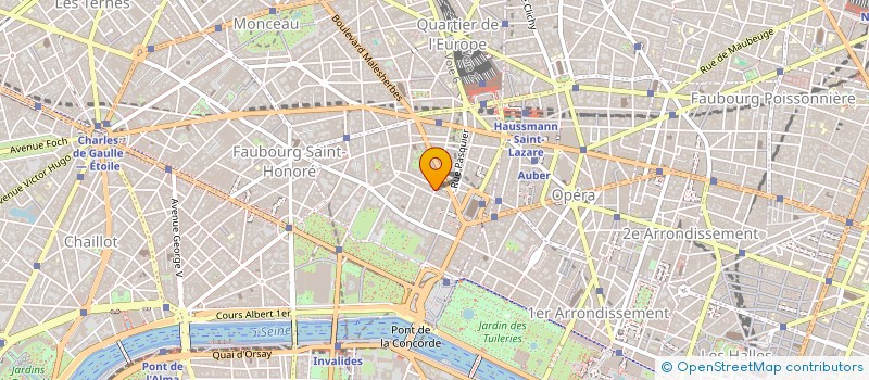 localisation de l'entreprise SCP CHARTRAIN GRAMET NAHLMES à PARIS