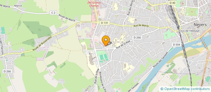 localisation de l'entreprise SCP CHATELAIN-CHEVRIER-CLERMONT-TOSO à NEVERS