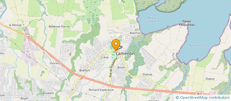 localisation de l'entreprise SCP CHERDIEU D'ALEXIS  LAMENTIN