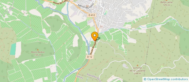localisation de l'entreprise SCP CHESTA à CUERS