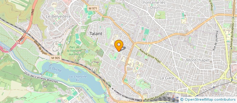 localisation de l'entreprise SCP CHRISTELLE MORIZE ET VERONIQUE MORIGNOT  TALANT