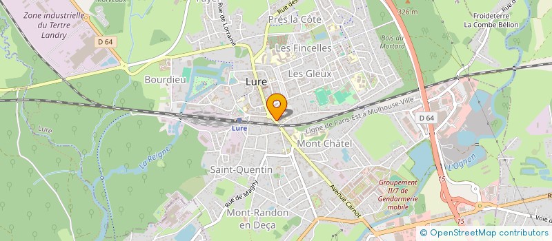 localisation de l'entreprise SCP CLAUDELIE  LURE