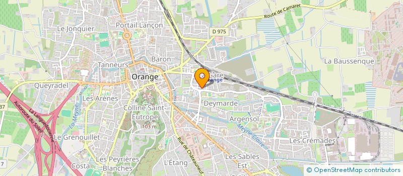 localisation de l'entreprise SCP CLAUDINE MAZE ET FREDERIC BAUDE à ORANGE