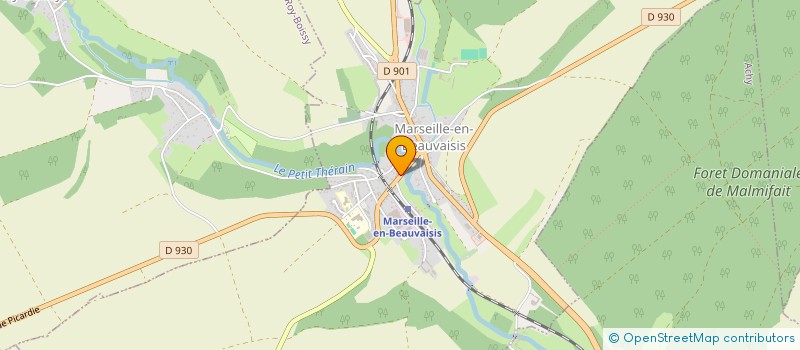 localisation de l'entreprise SCP COEUILLET-DE WILDE  MARSEILLE-EN-BEAUVAISIS