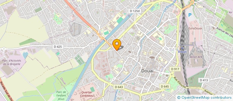 localisation de l'entreprise SCP COLUCCI R & REMBARZ M à DOUAI