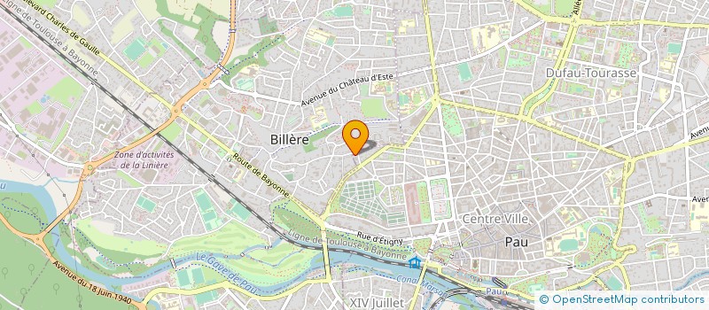 localisation de l'entreprise SCP COMAMALA FARGHEON MOINET PARGADE SARRAT VIRIOT à PAU