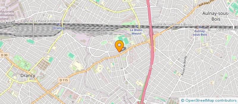 localisation de l'entreprise SCP CONSULT  LE BLANC-MESNIL