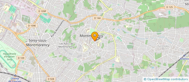 localisation de l'entreprise SCP CORMENIER FERREIRA ROMAGNE  MONTMORENCY