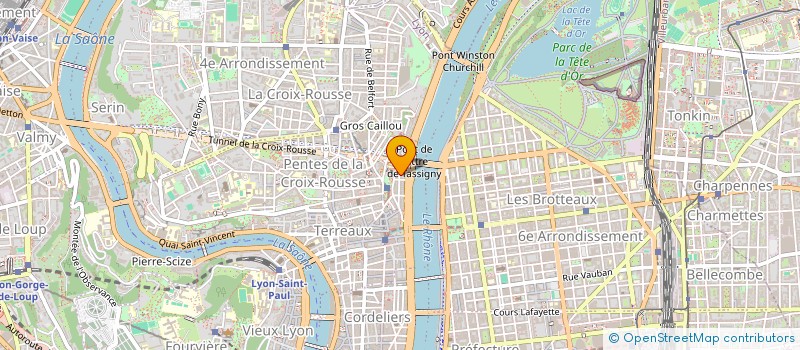 localisation de l'entreprise SCP COUDERC-ZOUINE à LYON