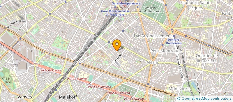 localisation de l'entreprise SCP COUREL à PARIS
