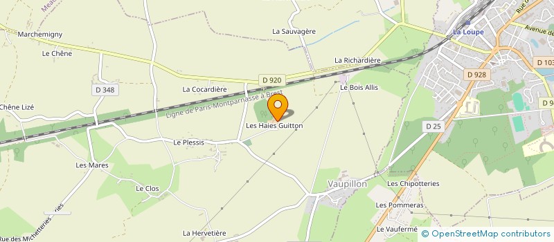 localisation de l'entreprise SCP CTR BELLOIS à VAUPILLON