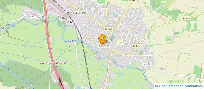 localisation de l'entreprise SCP CUNRATH-IMHOLZ -ZIMPFER-FEIST  BRUMATH