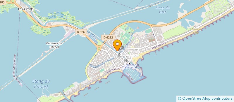 localisation de l'entreprise SCP CUSY G ET MARAVAL M à PALAVAS-LES-FLOTS