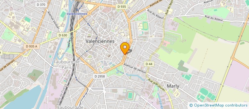 localisation de l'entreprise SCP D'AVOCATS ACTION CONSEILS à VALENCIENNES