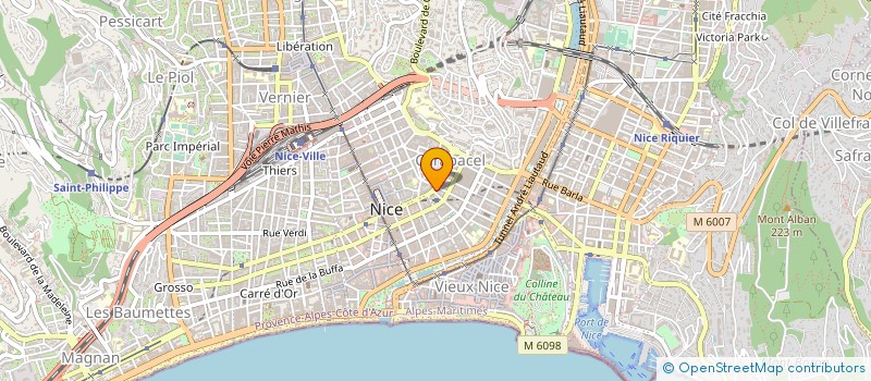 localisation de l'entreprise SCP D'AVOCATS BERLINER - DUTERTRE à NICE