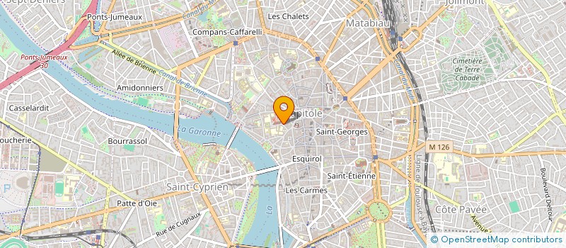 localisation de l'entreprise SCP D'AVOCATS CABINET DARRIBERE  TOULOUSE