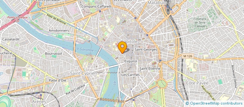 localisation de l'entreprise SCP D'AVOCATS CANTIER ET ASSOCIES  TOULOUSE