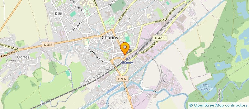 localisation de l'entreprise SCP D'AVOCATS CLOTILDE GRAVIER  CHAUNY