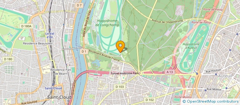 localisation de l'entreprise SCP D'AVOCATS CURTIL & HONNORAT  PARIS