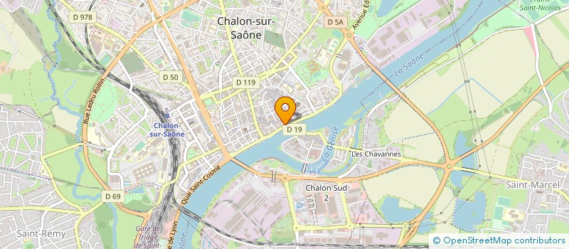 localisation de l'entreprise SCP D AVOCATS F.HOPGOOD-B.DEMONT-HOPGOOD à CHALON-SUR-SAONE
