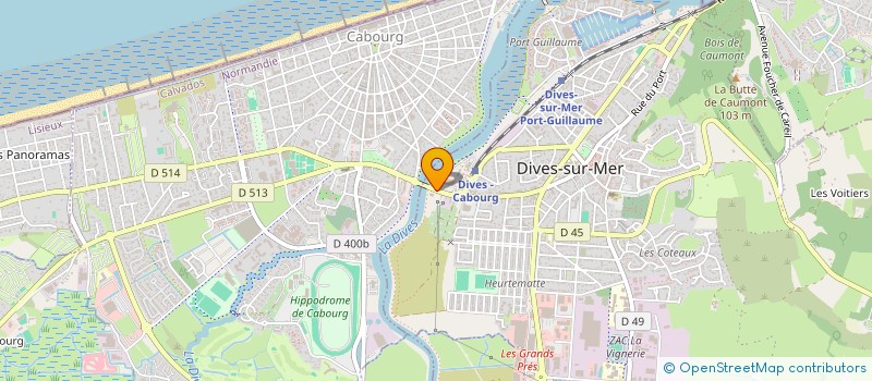 localisation de l'entreprise SCP D'AVOCATS FLORIANE GABRIEL ET ERIC SCHNEIDER  DIVES-SUR-MER