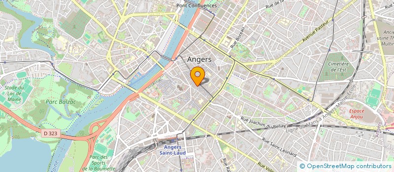 localisation de l'entreprise SCP D'AVOCATS HUVEY-PAYE à ANGERS