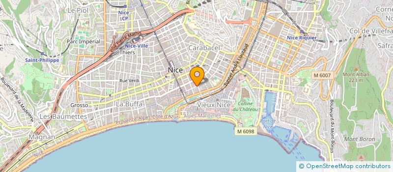 localisation de l'entreprise SCP D'AVOCATS J-M BRACCO  NICE