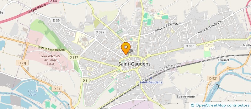 localisation de l'entreprise SCP D'AVOCATS MOUNIELOU  SAINT-GAUDENS