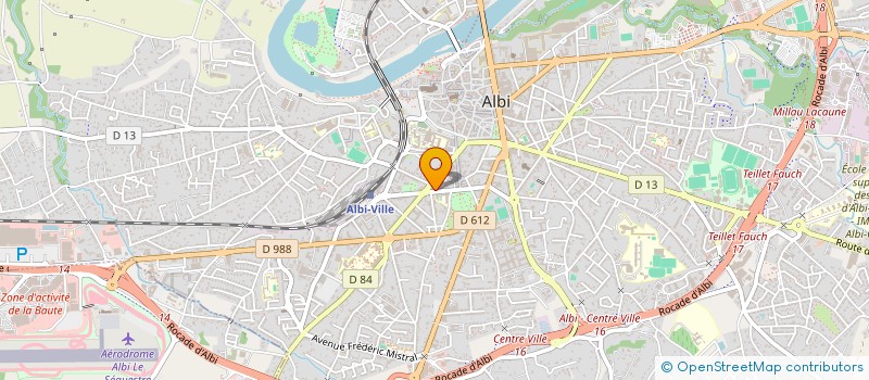 localisation de l'entreprise SCP D'AVOCATS PALAZY-BRU & ASSOCIES à ALBI