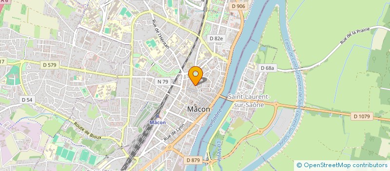 localisation de l'entreprise SCP D'AVOCATS ROUSSOT-LOISIER-RAYNAUD DE CHALONGE à MACON