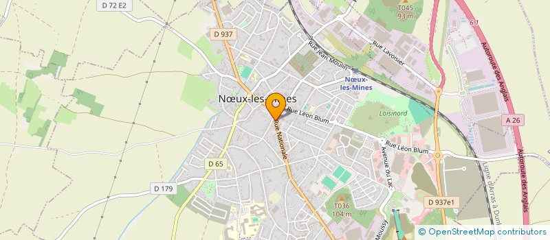 localisation de l'entreprise SCP D'AVOCATS SARAH CASTELAIN ET VIOLAINE FLAMME  NUX-LES-MINES