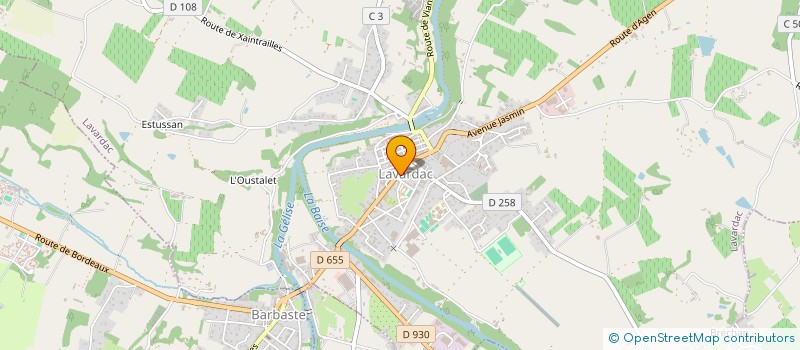 localisation de l'entreprise SCP D'INFIMIERS LAMAUD-PLANTE- ROMAN DE MATTEI-DAOUDI  LAVARDAC