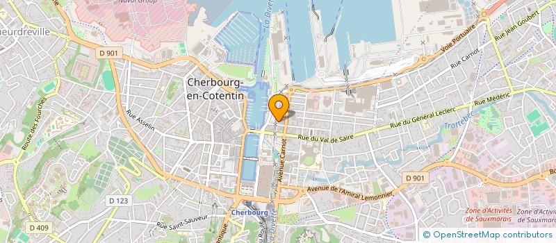 localisation de l'entreprise SCP D INFIRMIER PHILIP  CHERBOURG-EN-COTENTIN