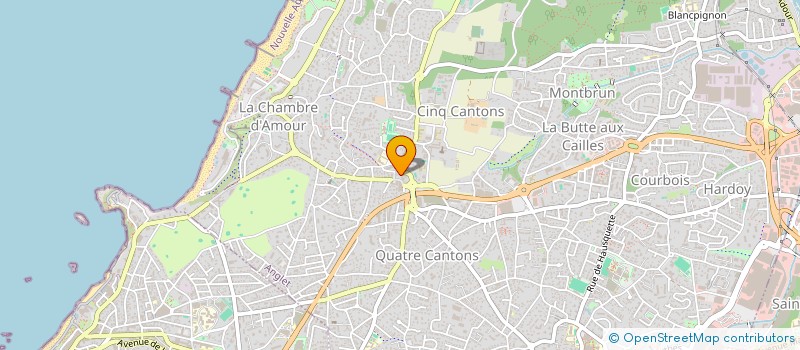 localisation de l'entreprise SCP D'INFIRMIERES BATTISTON - RECARTE - ITOIZ  ANGLET