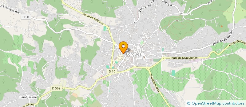 localisation de l'entreprise SCP D'INFIRMIERES BOULLERET -MAGNAN - MARIVOET à LORGUES