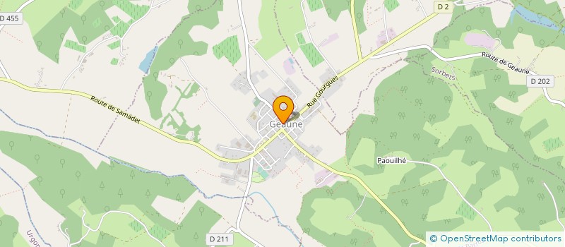 localisation de l'entreprise SCP D'INFIRMIERES DE LA BASTIDE  GEAUNE