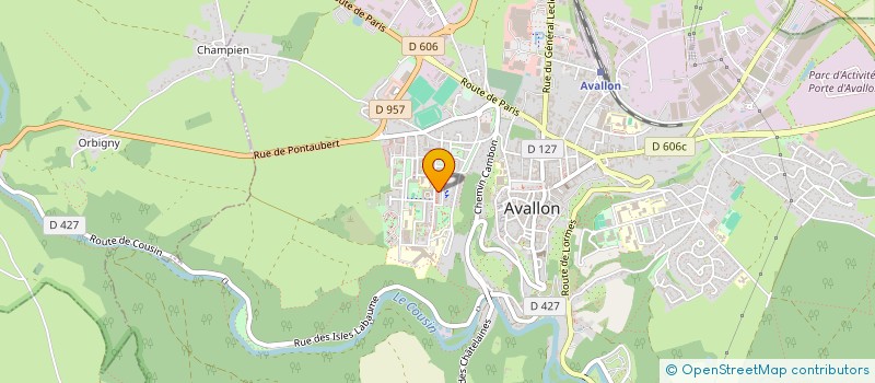 localisation de l'entreprise SCP D'INFIRMIERES FOUCHEZ-GEORGES-RADAZ-MORIZOT à AVALLON